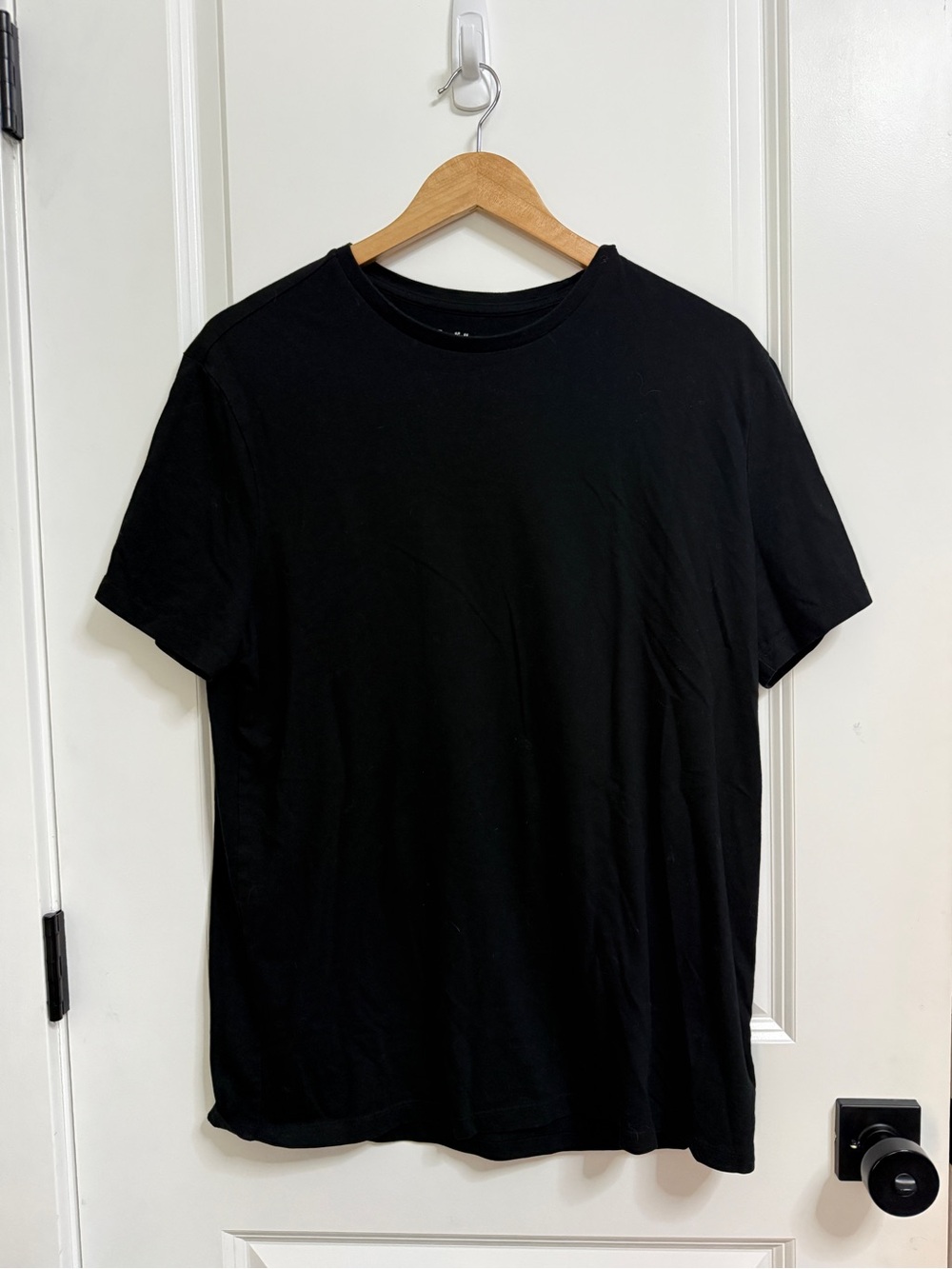 Goodfellow & Co Black Short Sleeve Crewneck Tee